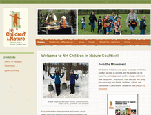 Tablet Screenshot of nhchildreninnature.org